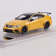 Classic Garage 1/64 Benz C63 BS Yellow Alloy Diecast Car Model Toy Birthday Gift