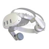 新適用于Meta quest3耳機Q3 VR耳罩Quest3可調節通道式耳罩頭戴配件