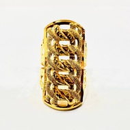 22k / 916 Gold Wide Coco Ring