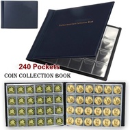 New 120/240 Pockets Money Book Coin Storage Album For Coins Holder Collection Books High Quality Royal Coin Collection Book
