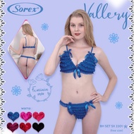 LINGERIE SOREX BRA SET 2201 G-STRING THONG TALI INTIMON UNDERWEAR BAJU TIDUR WANITA SEXY TRANSPARAT 