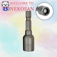NKS Hexagon Magnetic Nut Socket 1/4" Hex Shank【45MM/ 65MM】| Soket Kacang Magnet Heksagon | 六角磁性螺母套筒