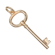 蒂芬妮 (Tiffany & Co.) 橢圓形鑰匙TOP， 18K 玫瑰金，約 3.0 克，女士款 [二手]