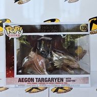 Funko Pop House of the Dragon Aegon Targaryen with Sunfyre with protector