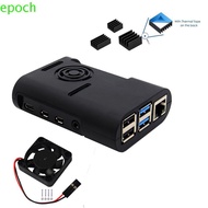 EPOCH Case for Raspberry Pi 4 Model B, Pi 4B, Pi 4 Useful Cooler Heatsink Durable Shell