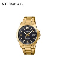 Casio ของแท้  รุ่น MTP-V004G-1B นาฬิกาผู้ชาย นาฬิกาสีทอง(ส่งฟรี)