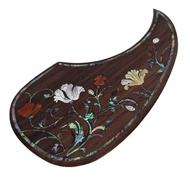 Martin D45 Acoustic Guitar Pickguard Solid Wood Flower Inlaid Abalone Guitar Accessories