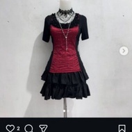 PL top top gothic pressbody short sleeve blink