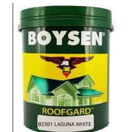 ▬Boysen Roofgard Roof Paint - 4L 4 Colors ( Laguna White, Orient Gold, Chocolate Brown,Terra Cotta)