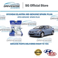 Hyundai Elantra MD 2011-2015 Genuine Spark Plug Set 4PCs (Hyundai/Kia Genuine Stock Spark Plug)