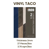 KAYU Taco Vinyl Floor - Vinyl Floor - Wood Floor - Vinyl Flooring - 2MM Thick uk 3.76m2