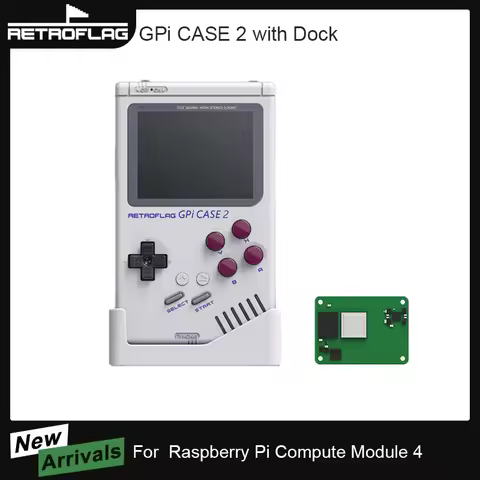 Retroflag GPi CASE 2 with Carrying Bag for Raspberry Pi CM4 Retroflag Raspberry Pi Case 3.0” LCD Scr