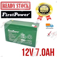 WSS Firstpower 12v 7.0ah Rechargeable Autogate UPS Battery Toys car Sealed Lead Acid Battery Autogate UPS CCTV