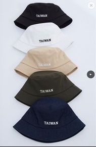 台灣 TAIWAN刺繡漁夫帽 NUV 漁夫帽 TAIWAN 帽子 便宜出清 刺繡