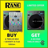 PAKET ALAT DJ MURAH RANE DJ TWELVE MK2 DAN RANE DJ SEVENTY A-TRAK SIGN - CHANGS