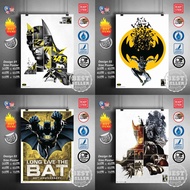 Batman (80th Anniversary) DC super Hero superman | Wall poster Sticker Deco poster Sticker