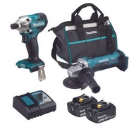 【現貨】MAKITA 牧田 DGA402RFX1 18V雙機組 DTD156 DGA402 雙3.0AH電池套裝