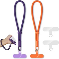 KITANIS 2 Pack Phone Lanyard,2×Hand Wrist Strap,4×Tether Tabs,Universal Cell Phone Multifuctional Pa