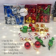SET BOX 17 C-54 Christmas Accessories Christmas Tree Decoration Ornament/