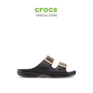 CROCS รองเท้าแตะผู้หญิง SATURDAY SANDAL METALLIC BUCKLE รุ่น 213316-001 - BLACK