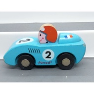 Replacement Blue Wooden Race Toy Car