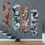 Ukiyo-e Tattoo Hannya Fabric Hanging Painting Japanese Restaurant Tattoo Shop Room Decoration B&B Ba