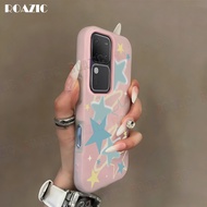 Luxury Phone Case Compatible For VIVO V30 Pro 5G S18 Pro 5G V30 5G S18 5G 2 in 1 Candy Color with St
