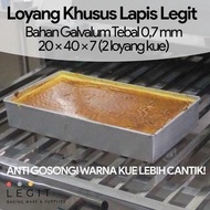 Special Legit Lapis Baking Pan 20 x 40 x 7 cm Thick Galvalum Material