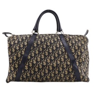 【日本直送】Christian Dior Dior 迷你波士頓包 Trotter 手提包 Old Dior 帆布 藏青色 中性【二手】