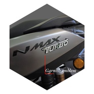 Motopad27 Emblem Logo Nmax Turbo 2024 garnish Logo Turbo emblem Yamaha New Nmax Turbo 2024 accessori
