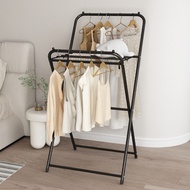 Foldable bedroom clothes drying rack floor clothes drying rack balcony clothes rack