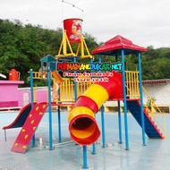 Playground Kolam Renang/perosotan fiber Waterplay