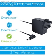 ✠Innergie Universal Laptop Adapter Charger Acer Asus Dell HP Lenovo with Built-in Cable (65W)