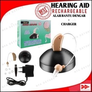 [alat bantu pendengaran] alat bantu dengar bisa di cas