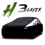 HOTOP Waterproof Car Cover 3 Layers All Weather Snowproof UV Protection Windproof Outdoor Full Car C
