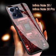 INFINIX NOTE 30 / NOTE 30 PRO - Softcase Glass Kaca - S90 - Casing Handphone - INFINIX NOTE 30 / NOT