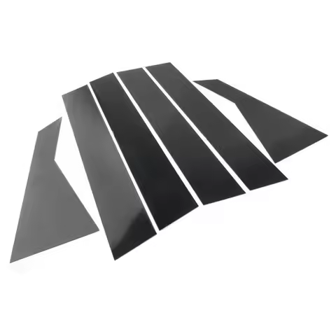 NEW-Car Pillar Posts Door Window Trim Moldings Anti Scratch Stickers For KIA Forte K3 2019-2022 Repl