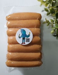 ไส้กรอกไก่รมควันหนังกรอบ ไส้กรอกหนังกรอบ ไส้กรอกรมคว้น บรรจุ 4 แพค รวม 2 กิโลกรัม SMOKED CRISPY SKI