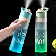 650Ml Water Bottle Outdoor Sport Fitness Water Cup Large Capacity Spray Bottle Bpa Free Drinkware Tr