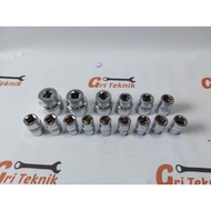 MATA 1/2" DR 6 PT JETJO TOOL LAKONI PRO SOCKET FROM 8-24MM 1/2" DR 6 PT SOCKET SHOCK WRENCH/ RETAIL 