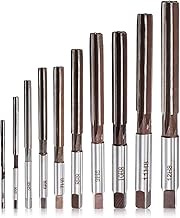 10pcs Hand Reamer Set 3-12mm H7 Tolerance Metric Alloy Steel Reamers Precision Reamer Drill Bits for