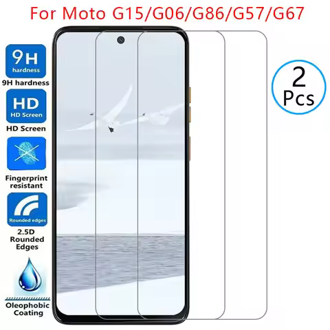 phone case for motorola moto g15 g06 g86 g57 g67 power 5g tempered glass on motog86 motog15 motog g 