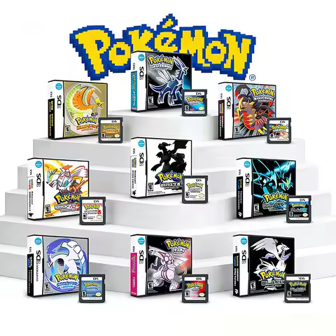 #Pokemon NDS Game Card 3DS 2DS DS Card SoulSilver HeartGold Platinum Game Card Pokemon Game Card BLA