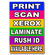 Print Scan Xerox Laminate Tarpaulin Signage, Gcash Cash-in Cash-out Tarpaulin Signage