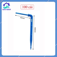 100 Que cắm nhỏ giọt lưu lượng 2L/h đầu tưới nhỏ giọt