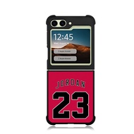 Phone Case Samsung Z Flip Fold 7 6 5 4 3 Phone Custom JORDAN bulls