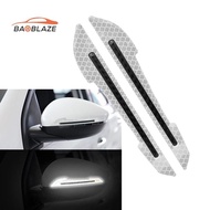 [Baoblaze] 2x2x Mirror Warning Reflective Sticker for Truck White