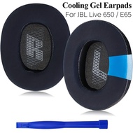 Cooling Gel Earpads for JBL Live 650 (650NC 650BTNC)/Live 660 (660NC 660BTNC)/ Replacement For jbl E
