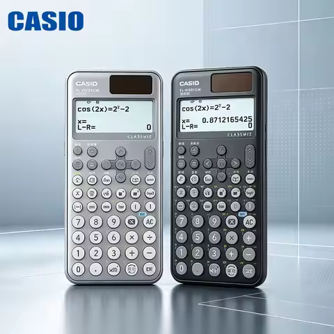 Casio fx-991CN/999CN Multifunctional calculator with precise calculations. Specialized device for ex