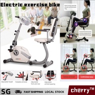 [SG Stock]cherry™ Exercise Bike Upper and Lower Limb Electric Spin Bike Home Gym Fitness Exercise Equipment Indoor Cycling Mobile Bike Rehabilitation Training Equipment